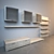 Vray TV Wall: Modern Design 3D model small image 1