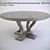 Elegant Marquesa Round Dining Table 3D model small image 1