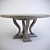 Elegant Marquesa Round Dining Table 3D model small image 2