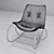 TON Weve Designer Armchair 3D model small image 3