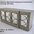 Elegant Bernhardt Marquesa Console 3D model small image 1