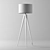 Modern Wood Tripod Floor Lamp 3D model small image 2