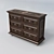 Eastern Style Chest of Drawers 3D model small image 1