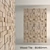 Wooden Decor Panel | 80mm x 80mm 3D model small image 1