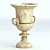 Elegant Ceramic Flowerpot 3D model small image 1