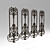 Handcrafted Forged Baluster 3D model small image 1