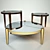 Luxury Fendi Casa Regina Coffee Tables 3D model small image 1