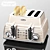 Delonghi Scultura CTZ 4003.BG 2-Slice Toaster 3D model small image 3