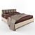 LOUIS Ulivi King Size Bed 3D model small image 1