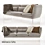 Elegant Monaco Sofa - Stunning Design 3D model small image 1