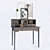 Classic Style Desk with Decor - Elegant and Functional 3D model small image 1