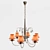 Baga 1039: Adjustable Turbosmooth Chandelier 3D model small image 1