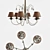 Baga 1039: Adjustable Turbosmooth Chandelier 3D model small image 3