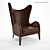 Elegant Damien Langlois Chair 3D model small image 1