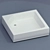 Sleek Shower Tray with Displacement Mapping 3D model small image 2