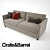 Modern Minimalist Sofa | Dryden Apartment Design 3D model small image 1