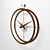 Sleek EN PUNTO Clock - Spain 3D model small image 1