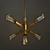 Contemporary Mobile Chandelier 3D model small image 1