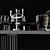 Designer Inspired Set: Molteni, Mackintosh & Glass 3D model small image 2