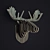 Nordic Animal Wall Crafts 3D model small image 1