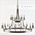 Lodestar Chandelier: Elegant Illumination 3D model small image 2