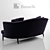 Luxury Busnelli Tresor Sofa 3D model small image 2