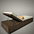 Relaxing Poolside Lounger 3D model small image 3