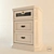 Classic Bristol Bedside Table 3D model small image 2