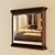 Elegant Bristol Mirror | 900x962x98mm 3D model small image 1