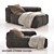 Michelin Chaise Lounge: Sleek Design by Arik Ben Simhon 3D model small image 1