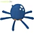 Oceanic Octo Cushion 3D model small image 3