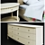 Missouri Bedroom Set: Bed, Nightstands, and Dresser 3D model small image 3