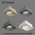 Donolux DL18615 01WW-SQ: Dimmable MR16 Recessed Spotlight 3D model small image 1