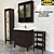 IKEA Bathroom Furniture Set 3D model small image 1