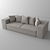 Springfield Sofa: Comfort Redefined 3D model small image 1