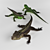 Lizard Trio: Varied Textures 3D model small image 1