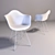 Sleek Chair for Home, Office, Café - Modern Furniture Element 3D model small image 2