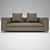 Italian Leather Sofa: B&B ITALIA MICHEL CLUB 3D model small image 2