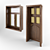 Dark Brown Wooden Windows and Doors 3D model small image 2