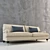 Elegant Daisy Sofa 3D model small image 2