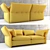 Mariposa Sofa: Stylish Comfort for Your Home 3D model small image 1