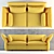 Mariposa Sofa: Stylish Comfort for Your Home 3D model small image 2