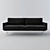 Minimalist Italian Design: Fritz Hansen Lissoni 3D model small image 1