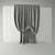 Elegant Window Curtain 3D model small image 1