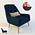 Timeless Classic G Plan Armchair 3D model small image 1
