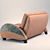 Modern Sofa: Textures and materials included. 3D model small image 2