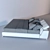 Elevating Headboard Bed 3D model small image 3