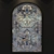 Elegant Arch Stained Glass Window 3D model small image 3