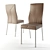 Genuine Leather Iva Dining Chair 3D model small image 1