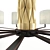 Flaire 12-Light Chandelier: Stunning Statement Piece 3D model small image 2